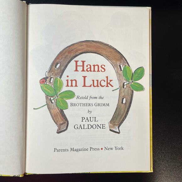 Vintage 1979 “Hans in Luck” by Paul Galdone (Hardcover) - Picture 3 of 10